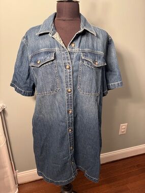 Madewell Denim Shirt Dress